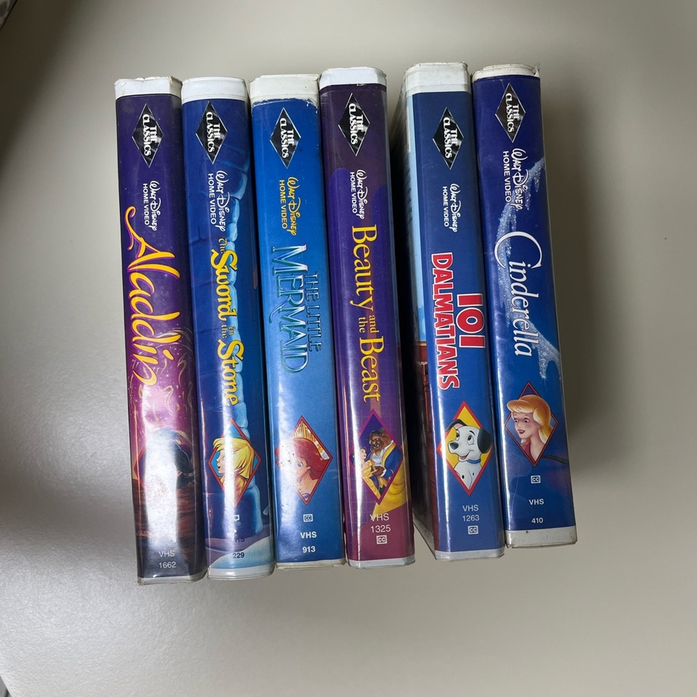 The Classic Black Diamond VHS Disney Movies